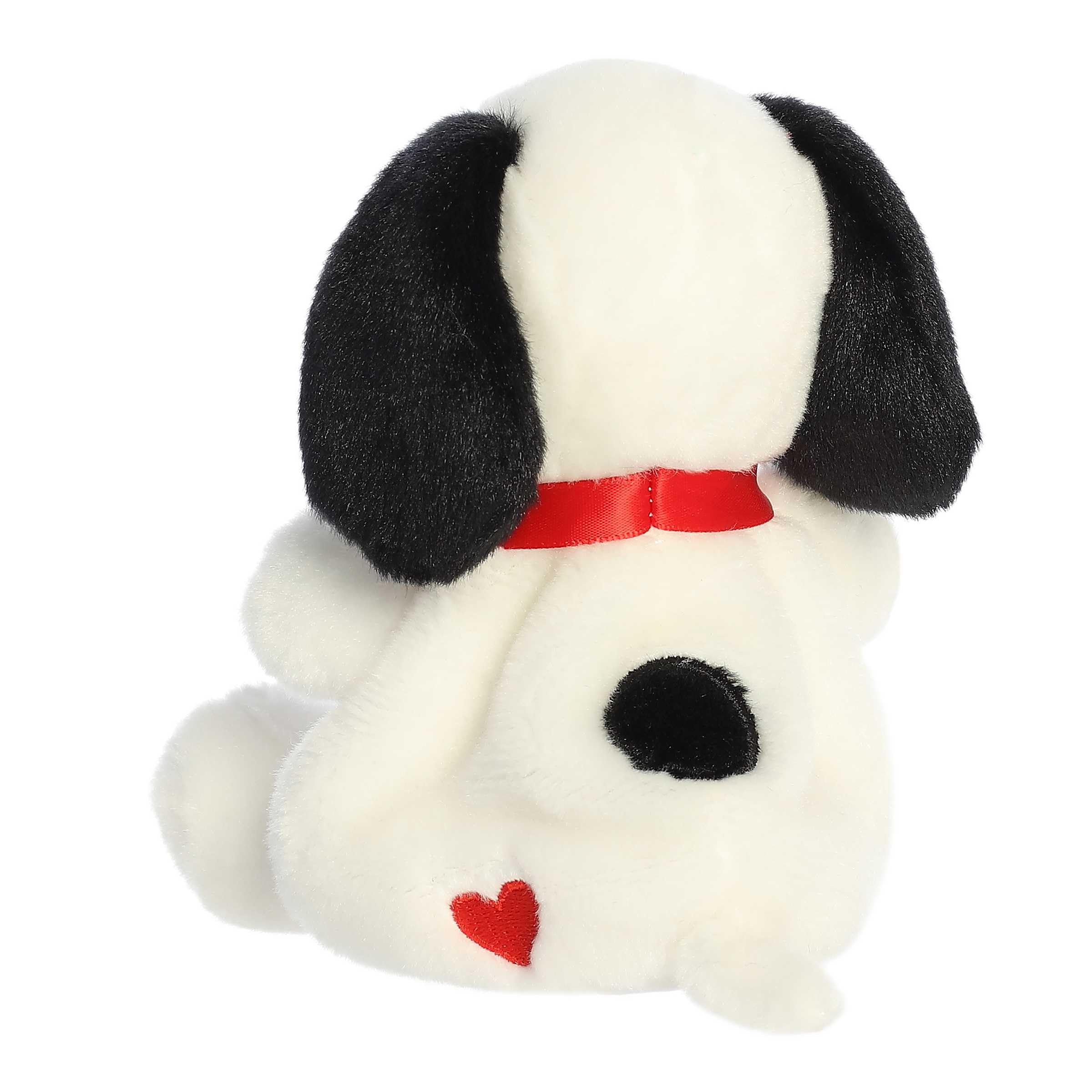 Aurora® Timeless Peanuts® Palm Pals™ Snoopy Hearts Stuffed Animal - Classic Characters - Lasting Memories - White 5 Inches