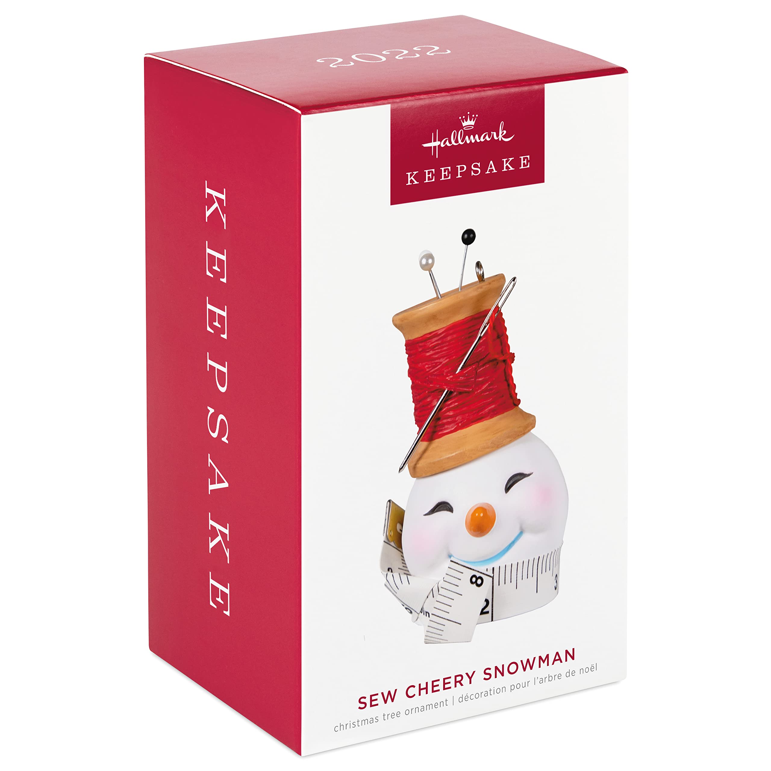 Sew Cheery Snowman Sewing Hallmark Keepsake Christmas Ornament