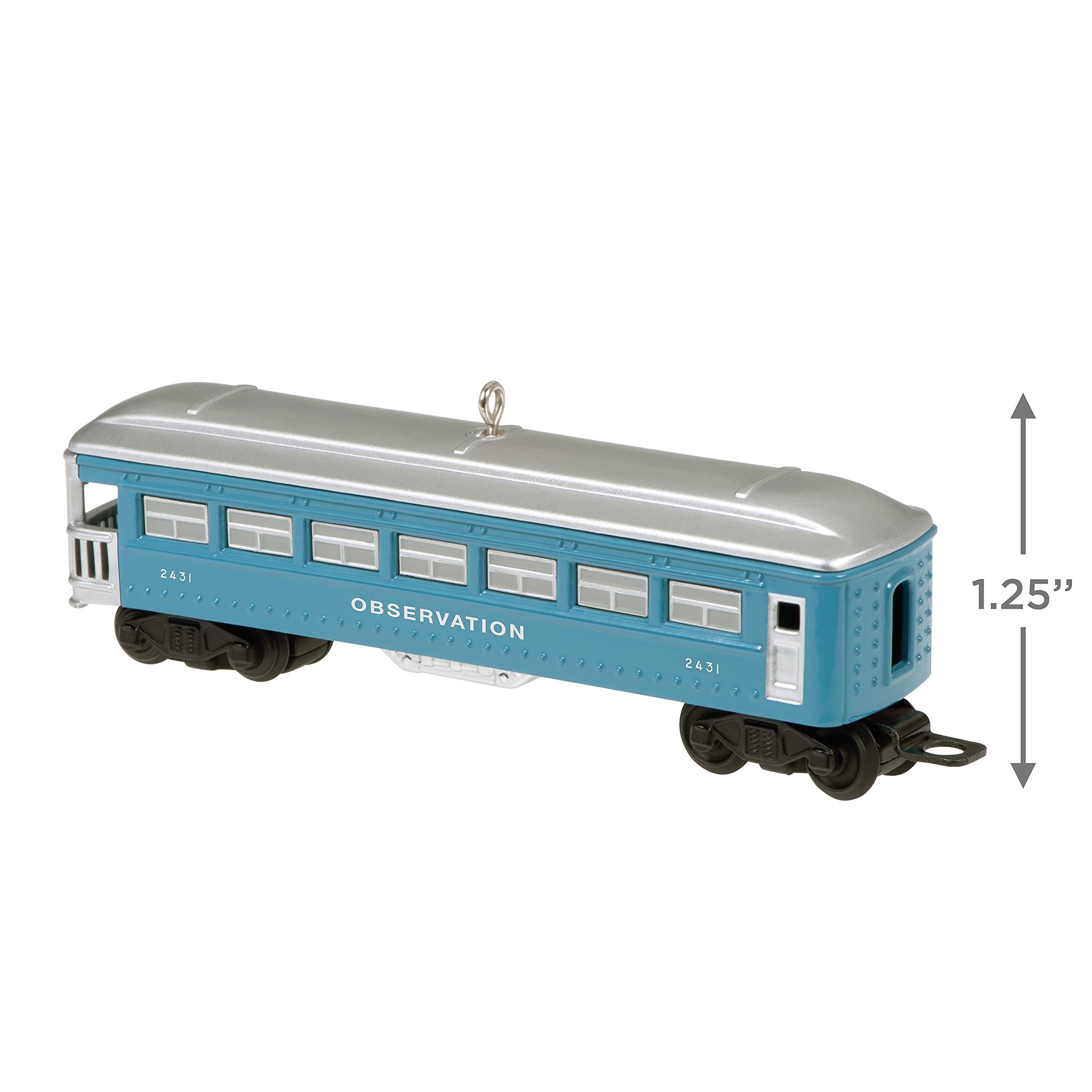 Lionel 2431 Observation Car Hallmark Keepsake Christmas Ornament 2021