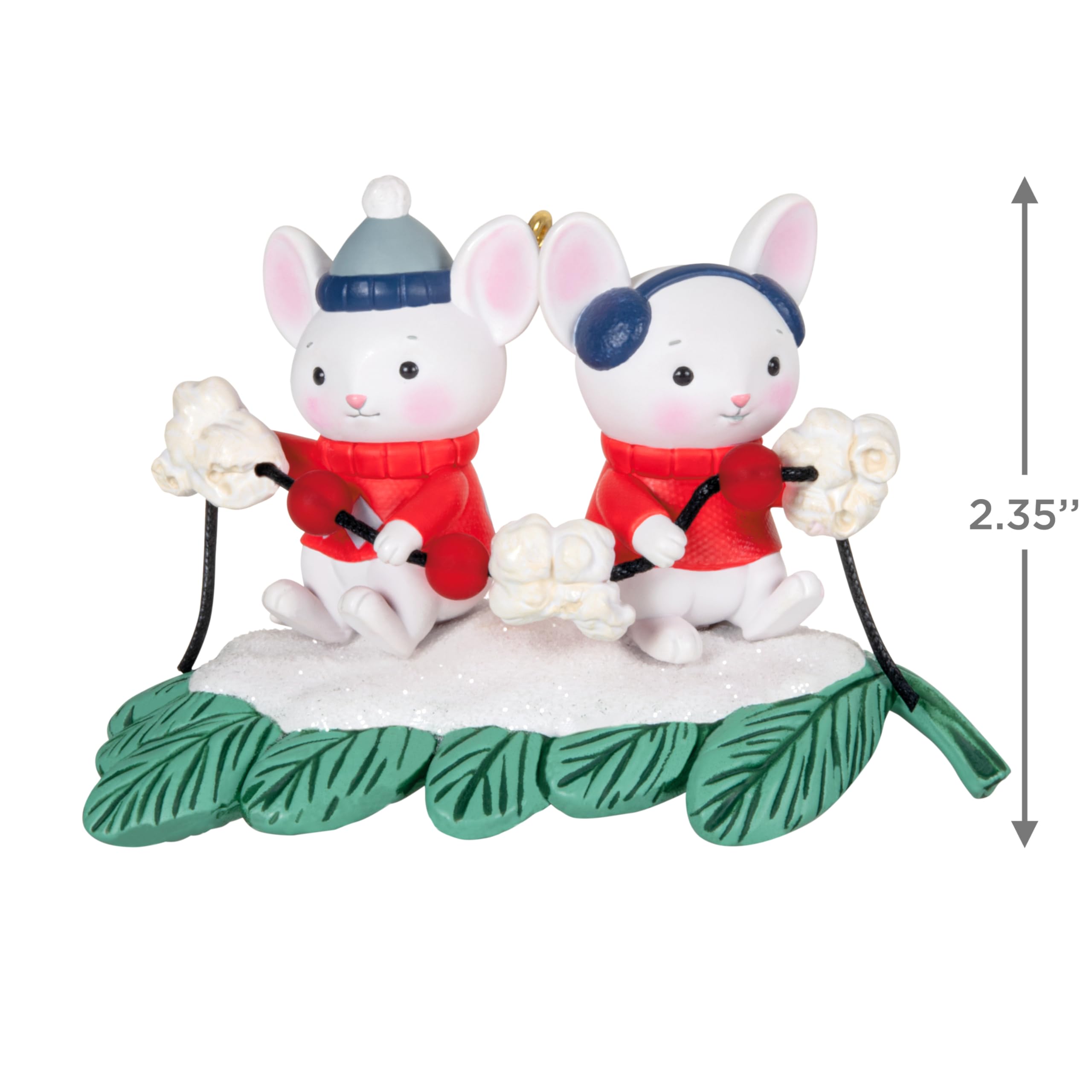 Hallmark Keepsake Christmas Ornament 2024, Merry Mice With Popcorn Garland, Family Gifts