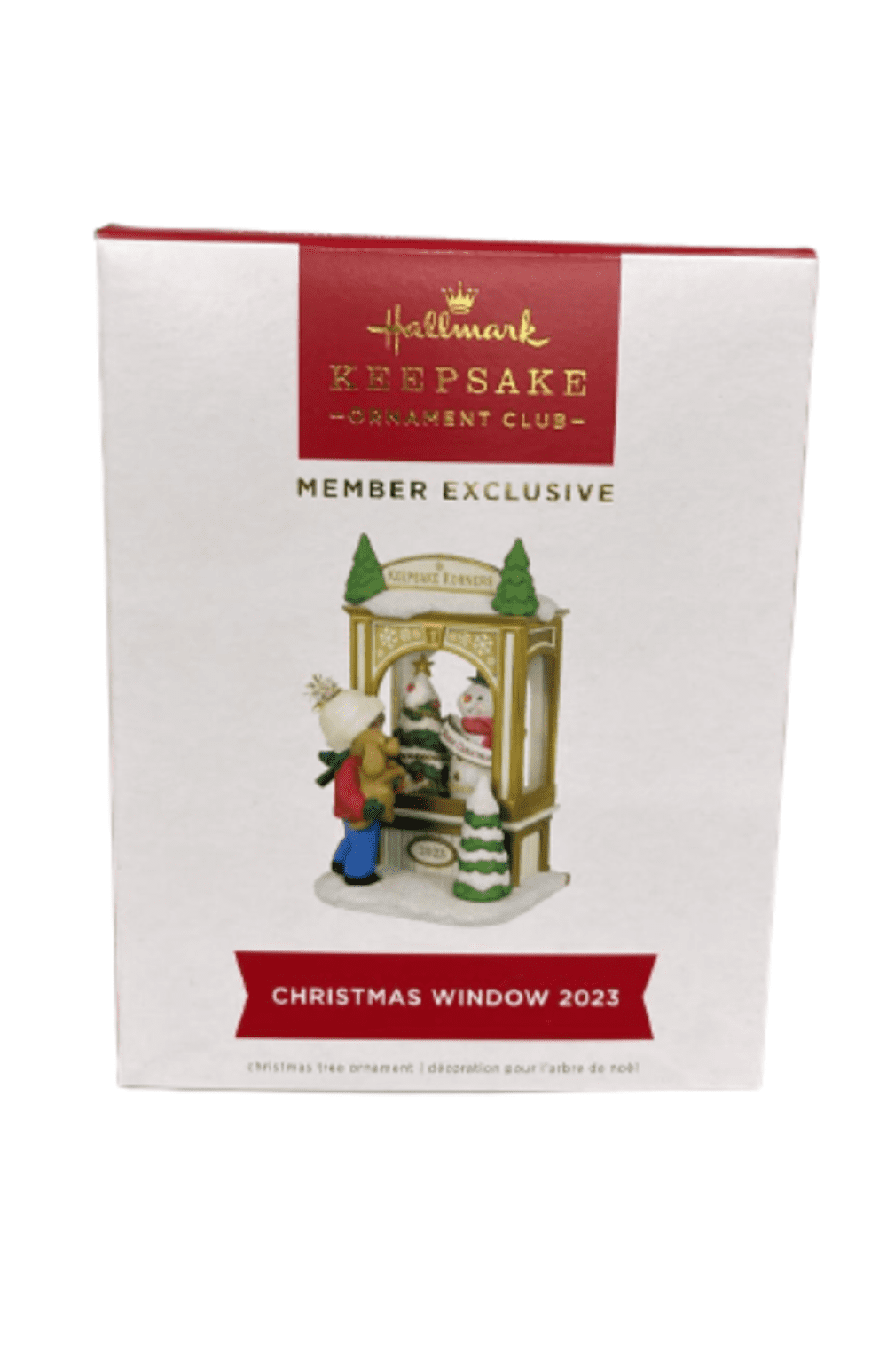 Hallmark 2023 KOC Christmas Windows Ornament Keepsake Member Club New with Box
