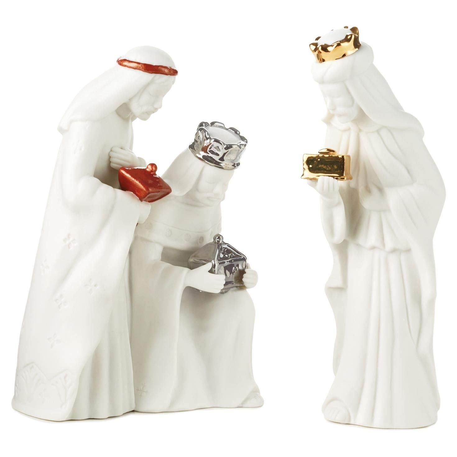 Hallmark Joanne Eschrich Three Wise Men Porcelain Christmas Figurine Set