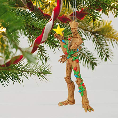 Hallmark Keepsake Ornament 2020, Marvel Guardians of the Galaxy O Christmas Groot Superhero Ornament