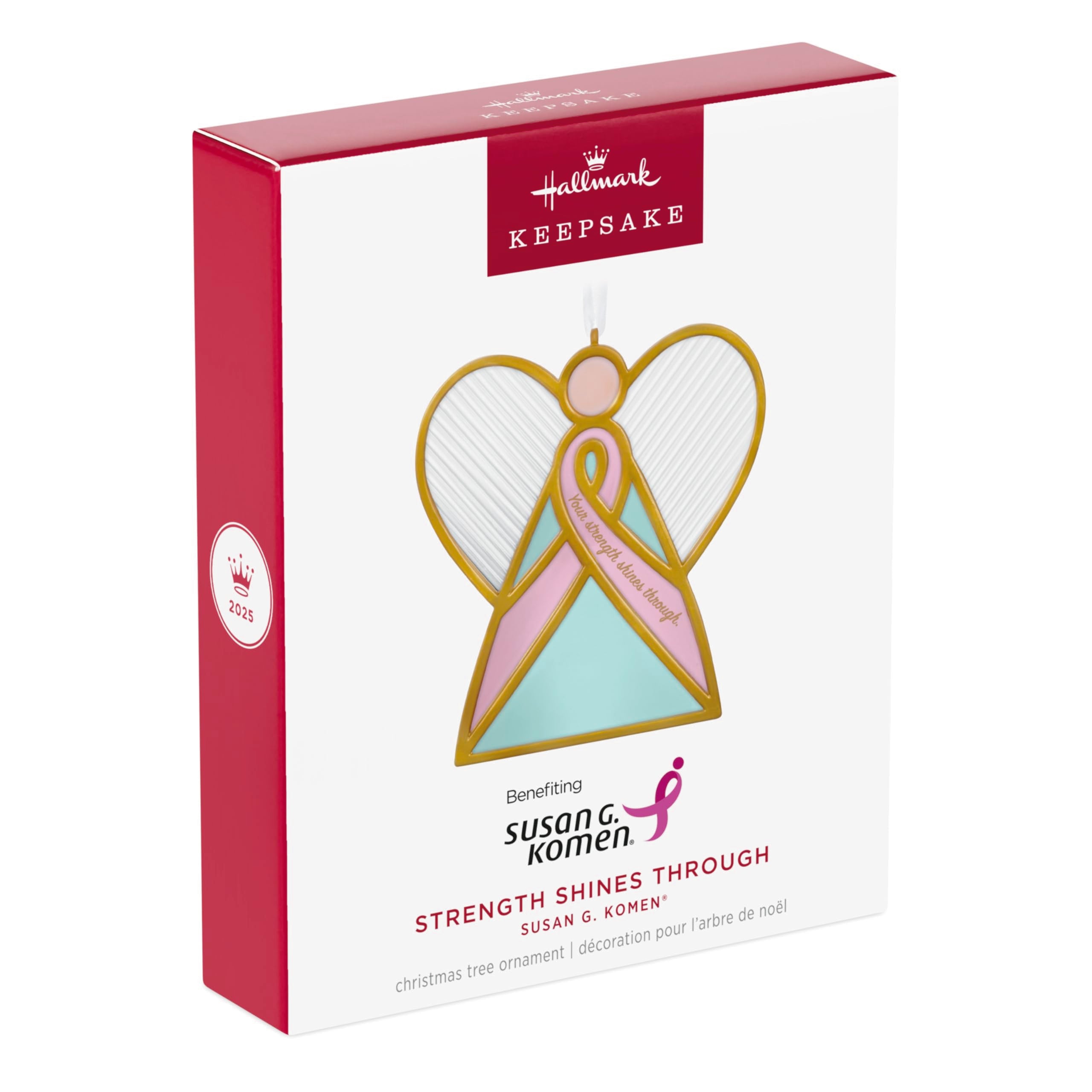 Strength Shines Through Susan G. Komen 2025 Hallmark Keepsake Christmas Ornament