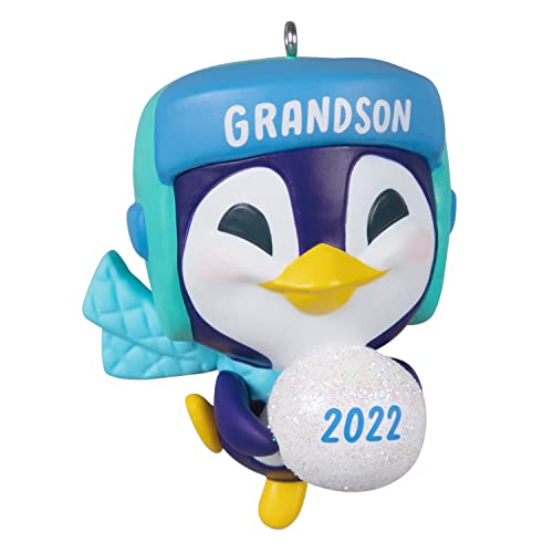 Hallmark Keepsake Christmas Ornament 2022 Year-Dated, Grandson Penguin