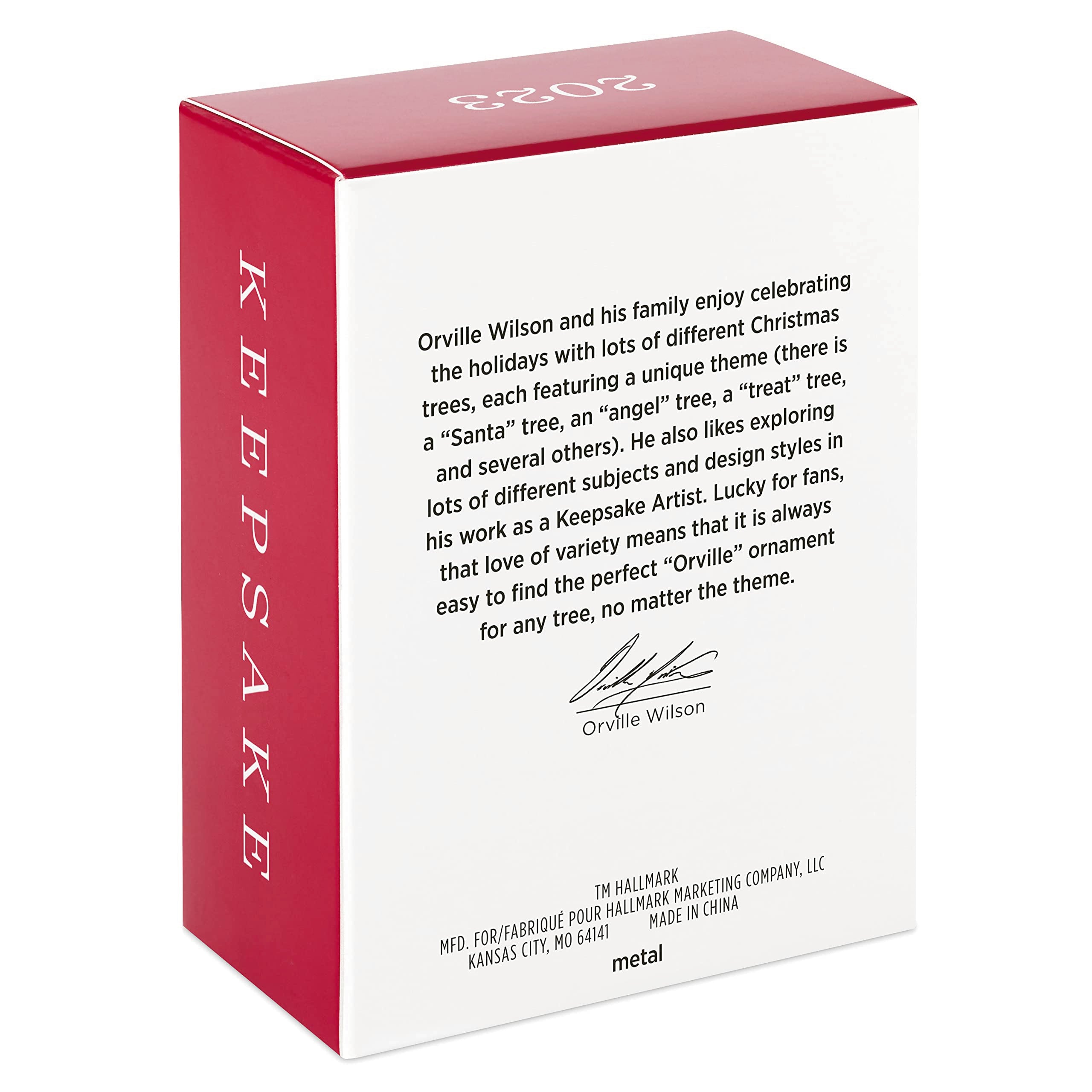 Hallmark Keepsake Miniature Christmas Ornaments 2023, Harry Potter The Wizarding World Metal, Mini Set of 3, Gifts for Harry Potter Fans