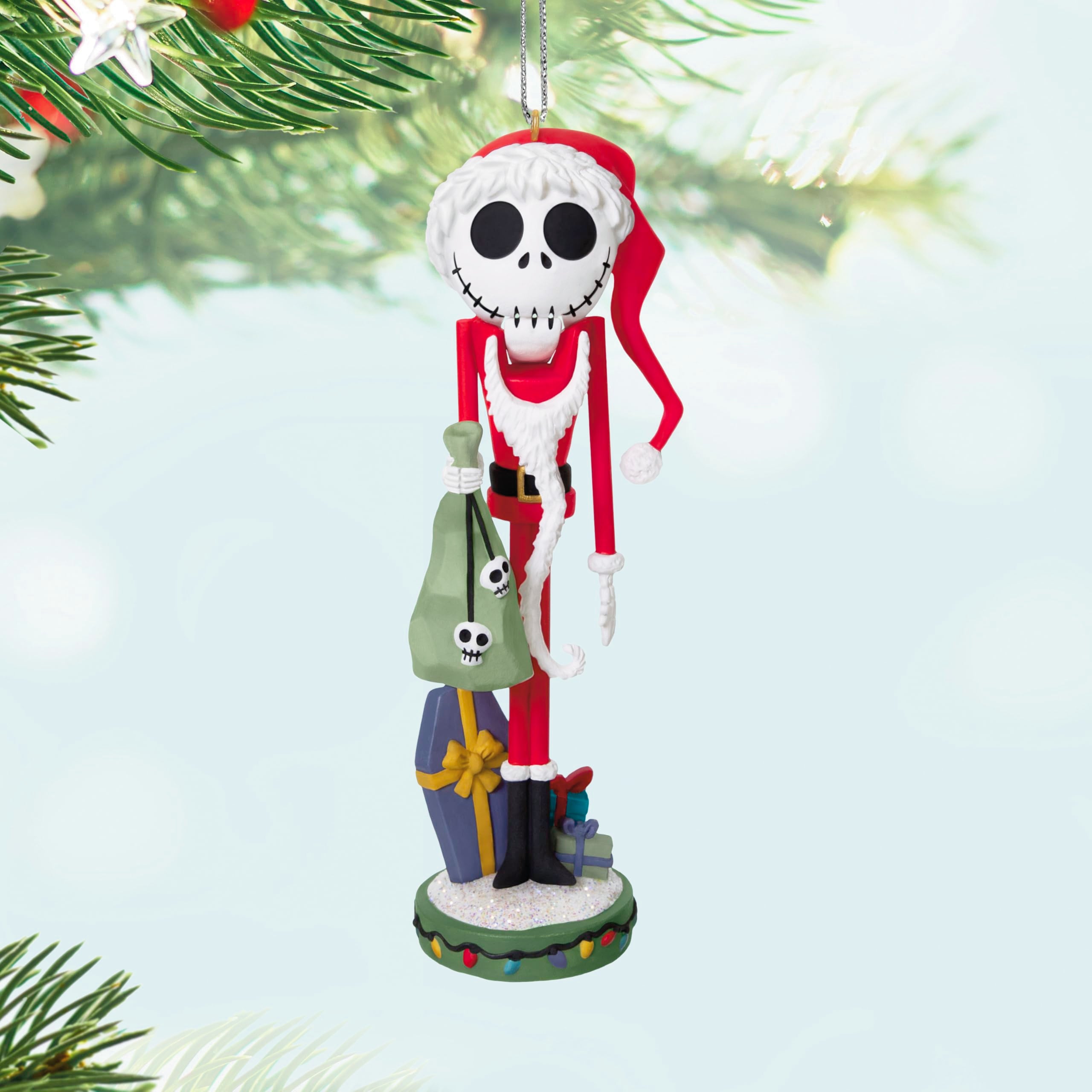 Santa Jack Skellington Nutcracker, Disney Tim Burtons The Nightmare Before Christmas, 2025 Hallmark Keepsake Christmas Ornament