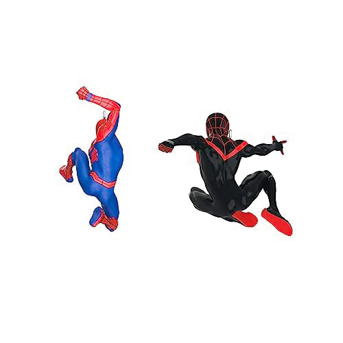 Hallmark Keepsake Miniature Christmas Ornaments 2023, Marvel Spider-Man and Miles Morales, Mini Set of 2