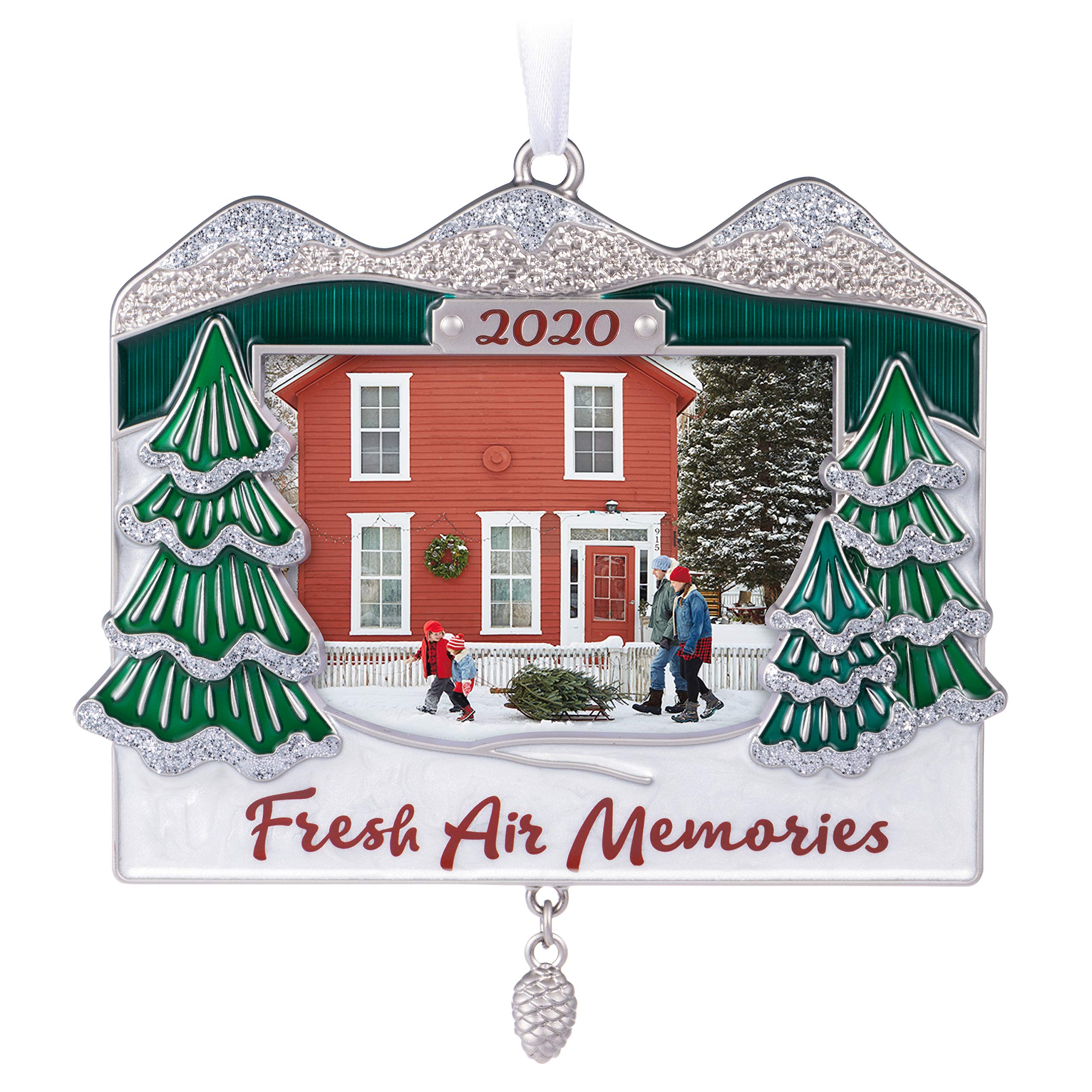 Hallmark Keepsake Ornament 2020 Year Dated Mountainous Memories Picture Frame