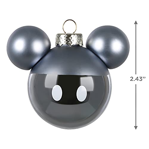 Hallmark Keepsake Christmas Ornament 2022, Disney Mickey Mouse, Glass Set of 6