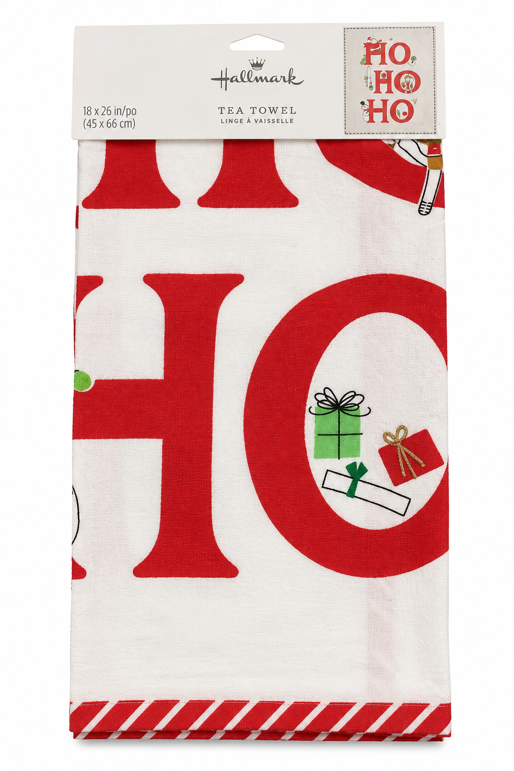 "Ho Ho Ho" Hallmark Christmas Tea Towel