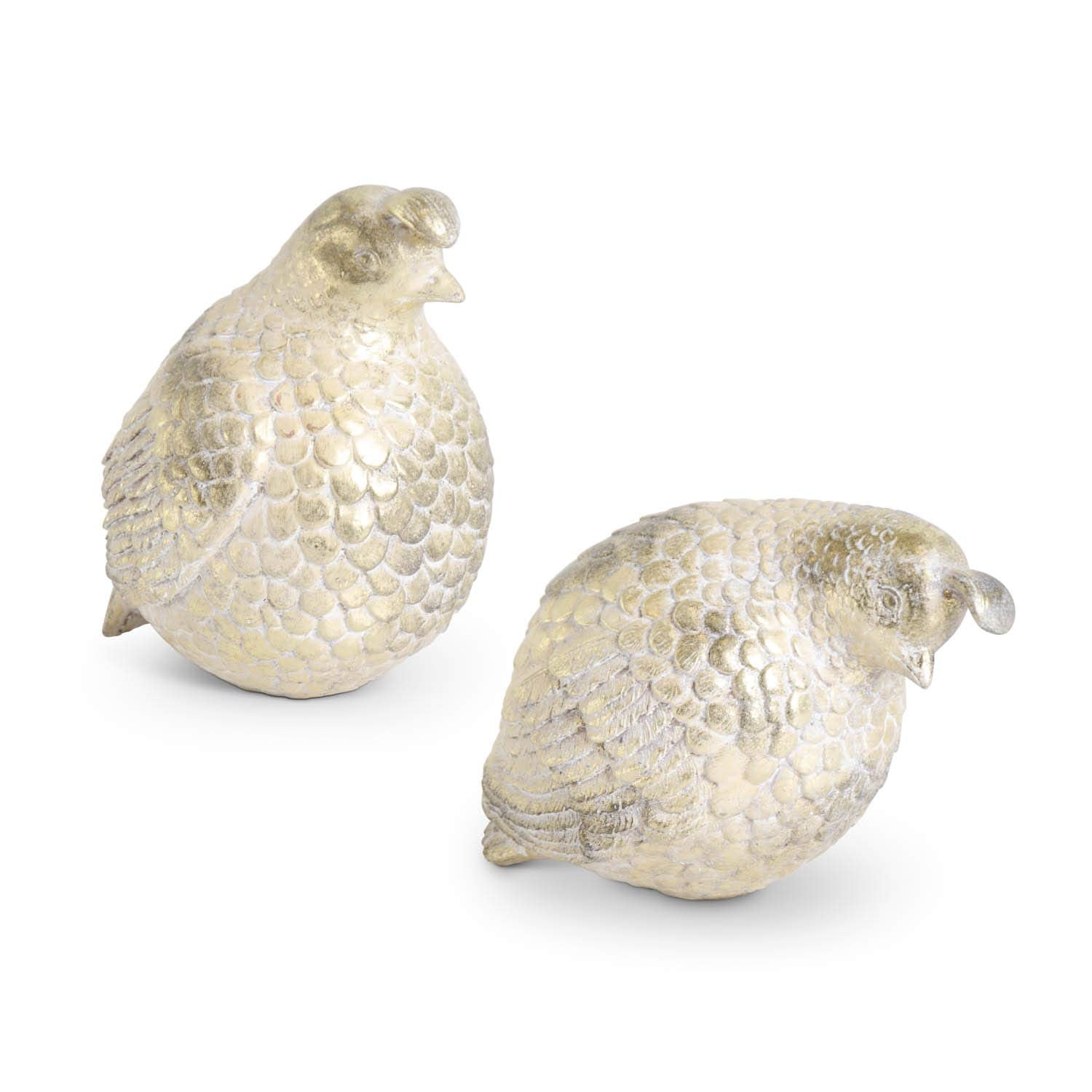 Assorted Gold Resin Partridges-2 Styles