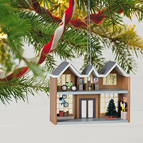 Hallmark Keepsake Plastic Christmas Ornament 2022 Year-Dated, Nostalgic Houses and Shops Keepsake Korners Bicycle Shop
