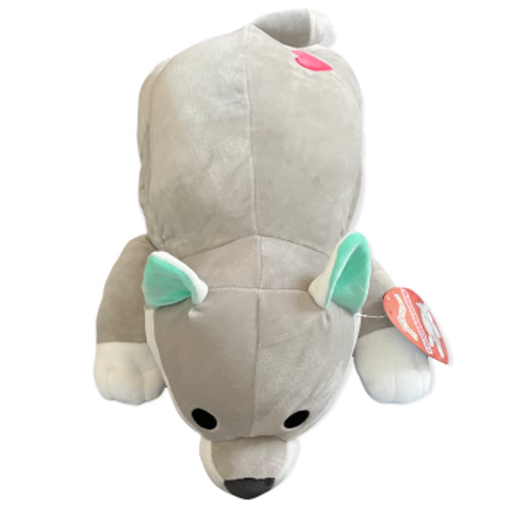 Squishmallows Official Kellytoy Valentines Squad Squishy Soft Plush Toy Animal (22 Inch Hugmallow, Ryan Husky Dog)