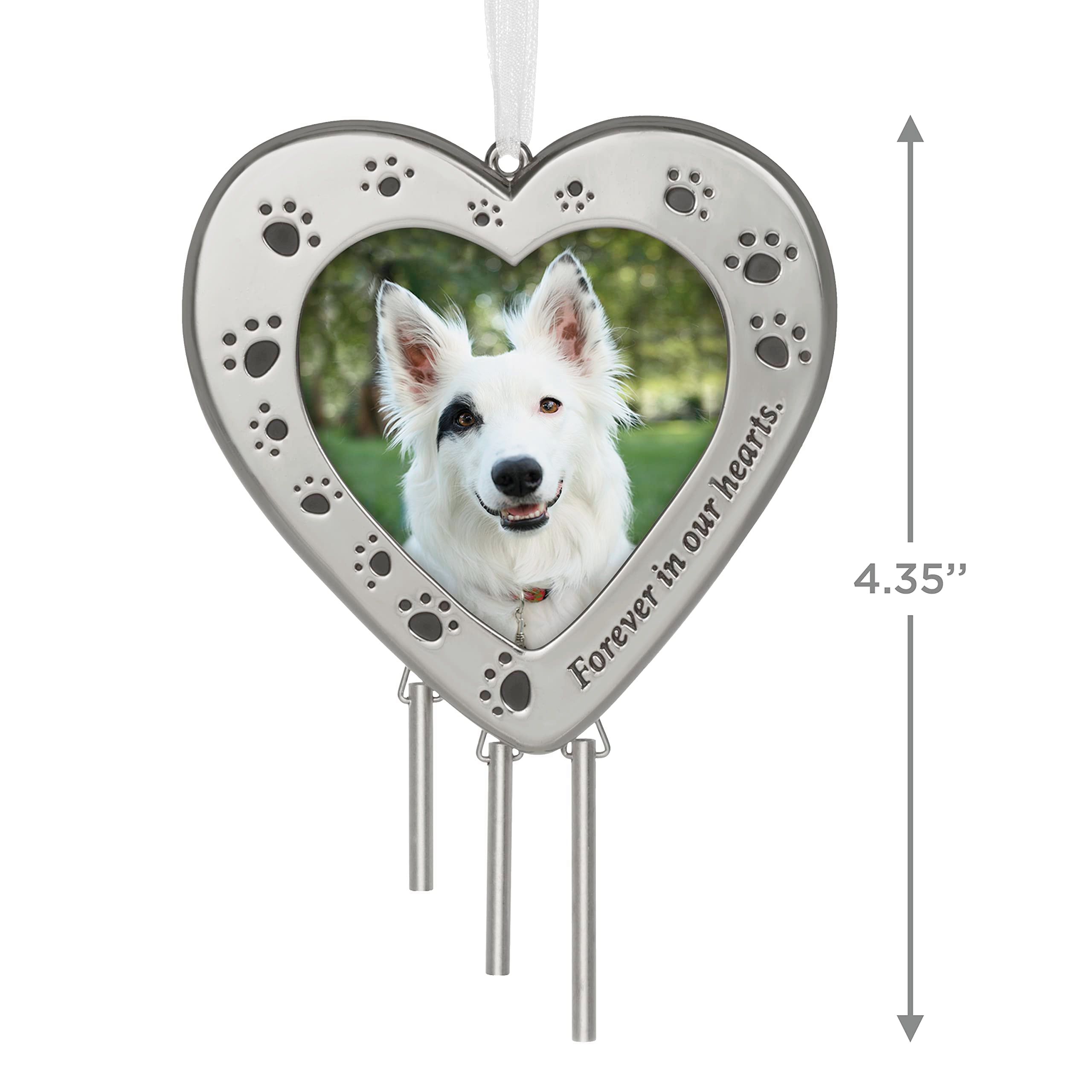 Hallmark Keepsake Christmas Ornament 2023, Forever in Our Hearts, Pet Memorial Picture Frame Ornament