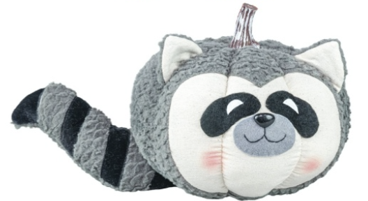 Racoon, Woodland Critter Pumpkin Plushie, Lovely Holiday Gifts