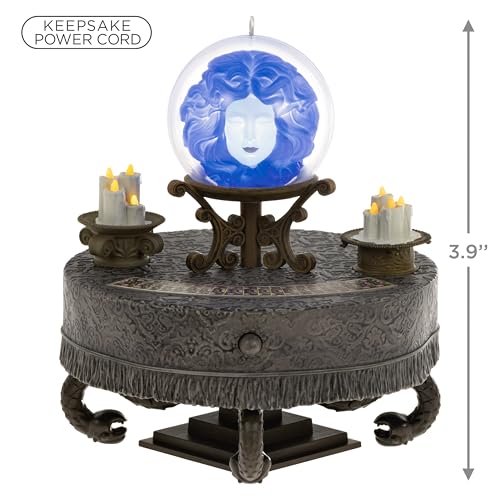 Hallmark Keepsake Christmas Ornament 2023, Disney The Haunted Mansion Collection Madame Leota with Light and Sound, Gifts for Disney Fans