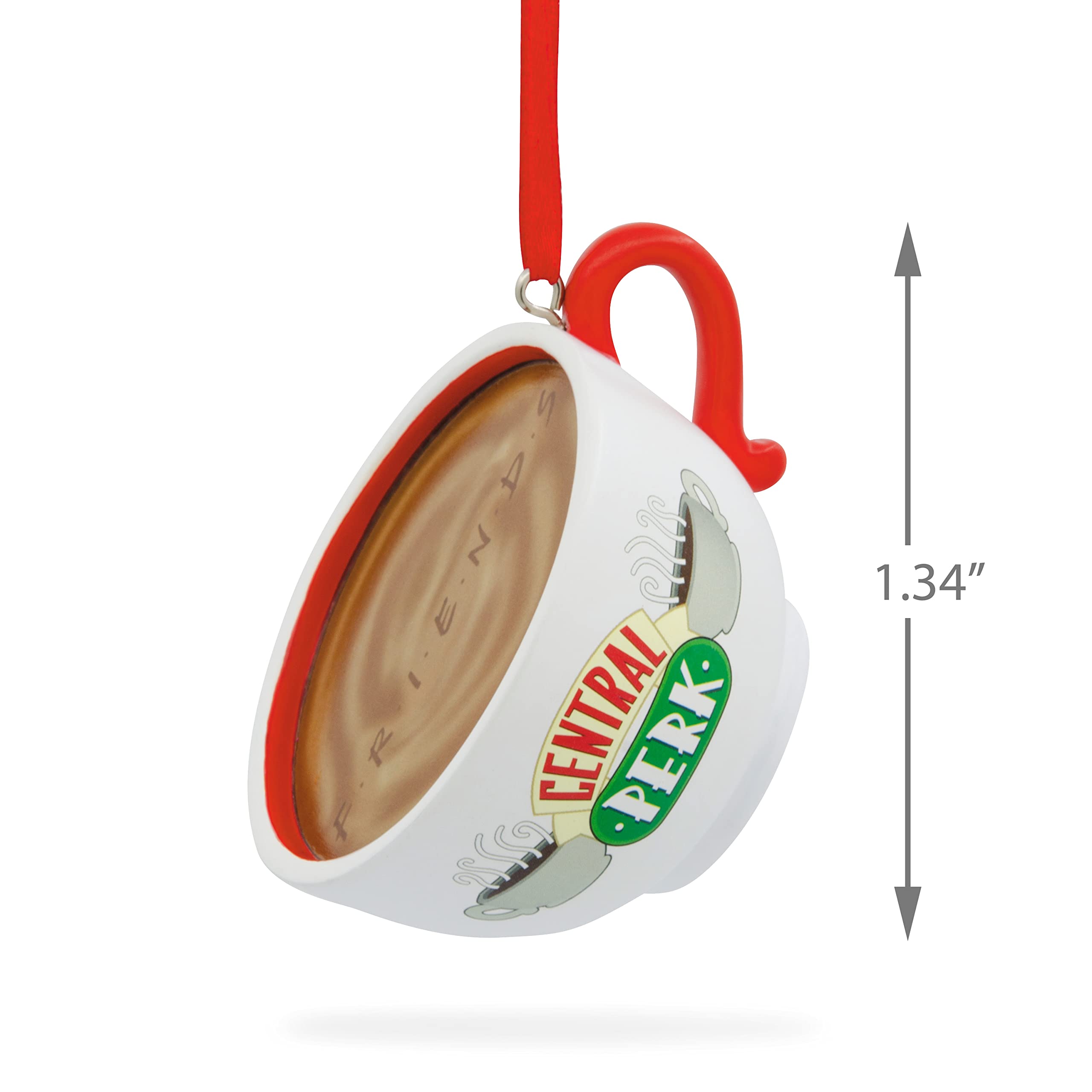 Hallmark Friends Central Perk Coffee Cup Christmas Tree Ornament