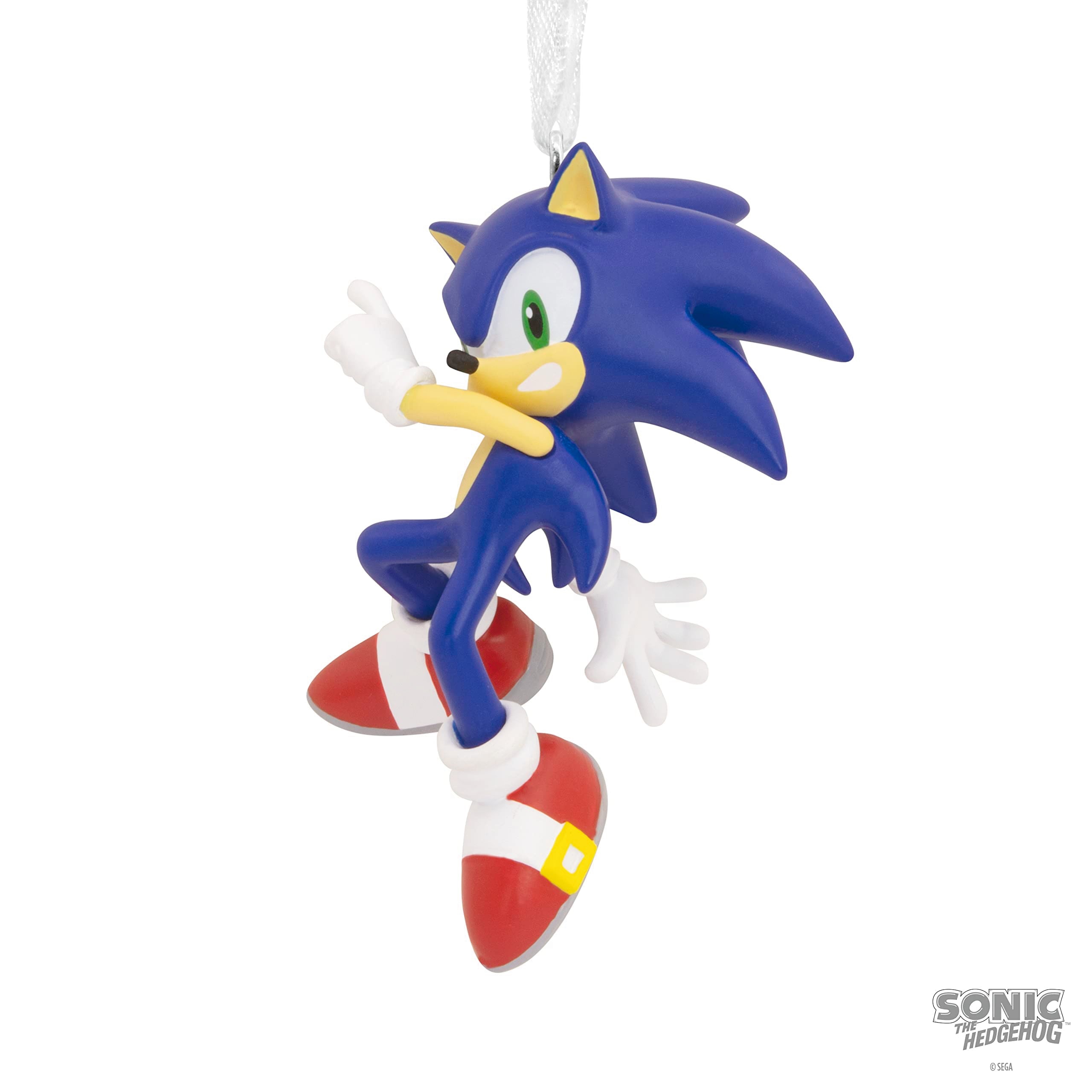 Hallmark "SONIC" The Hedgehog Action Pose Christmas Ornament