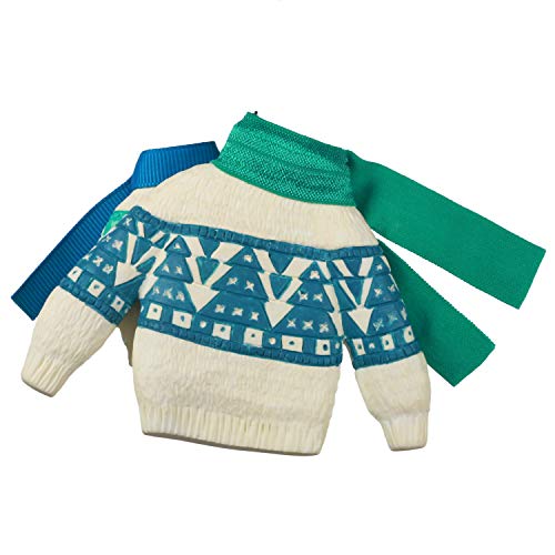 Hallmark Keepsake Christmas Ornament 2020 Year-Dated, Bring On The Snow Dad and Son Matching Sweaters