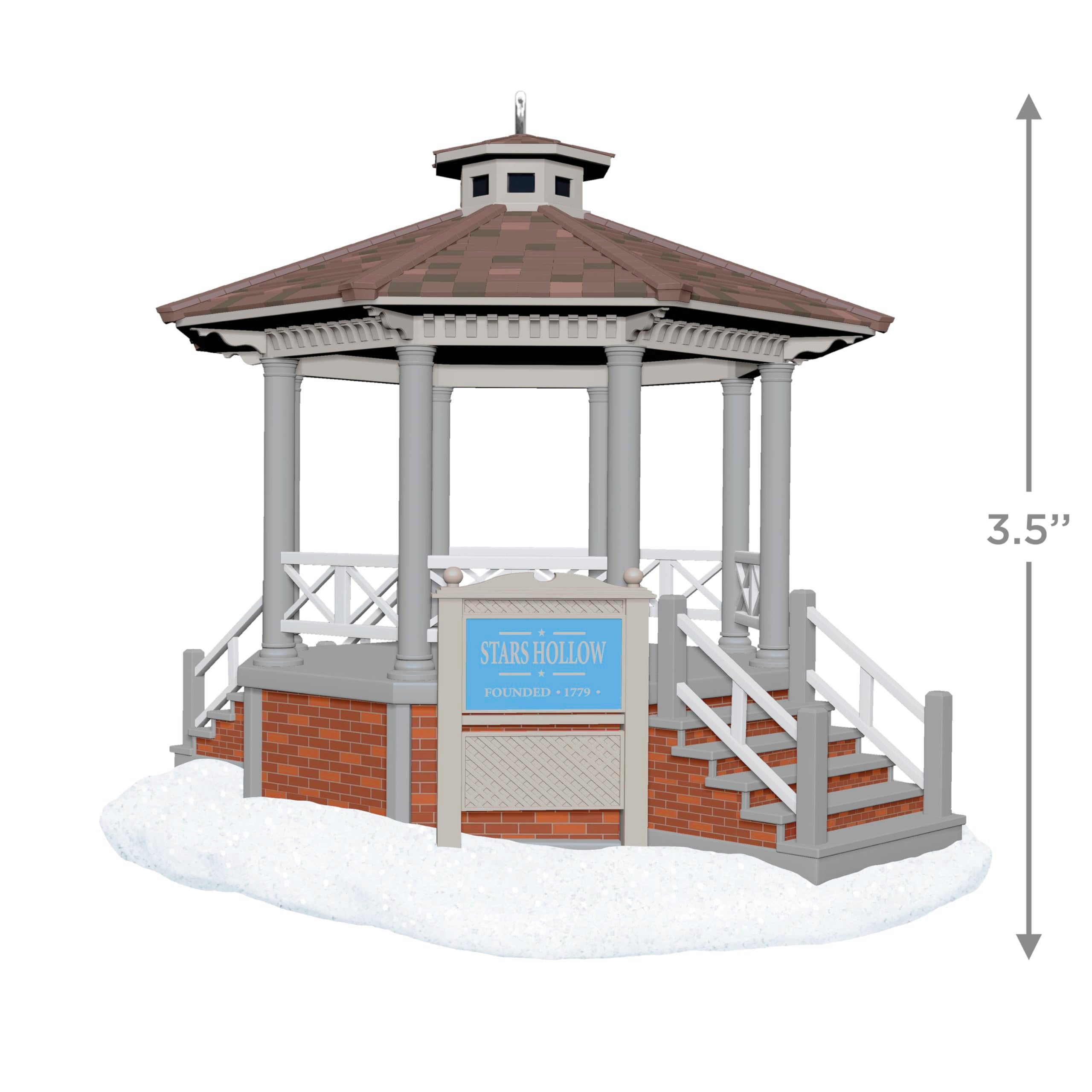 Stars Hollow Gazebo Gilmore Girls 2025 Hallmark Keepsake Christmas Ornament