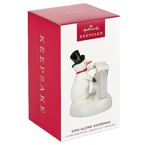 Hallmark Keepsake Christmas Ornament 2023, Sing-along Snowman