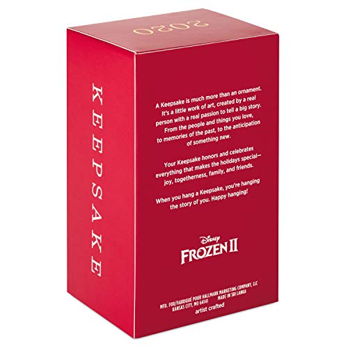 Hallmark Keepsake Christmas Ornament 2020, Disney Frozen 2 Anna of Arendelle (1799QXD6531)