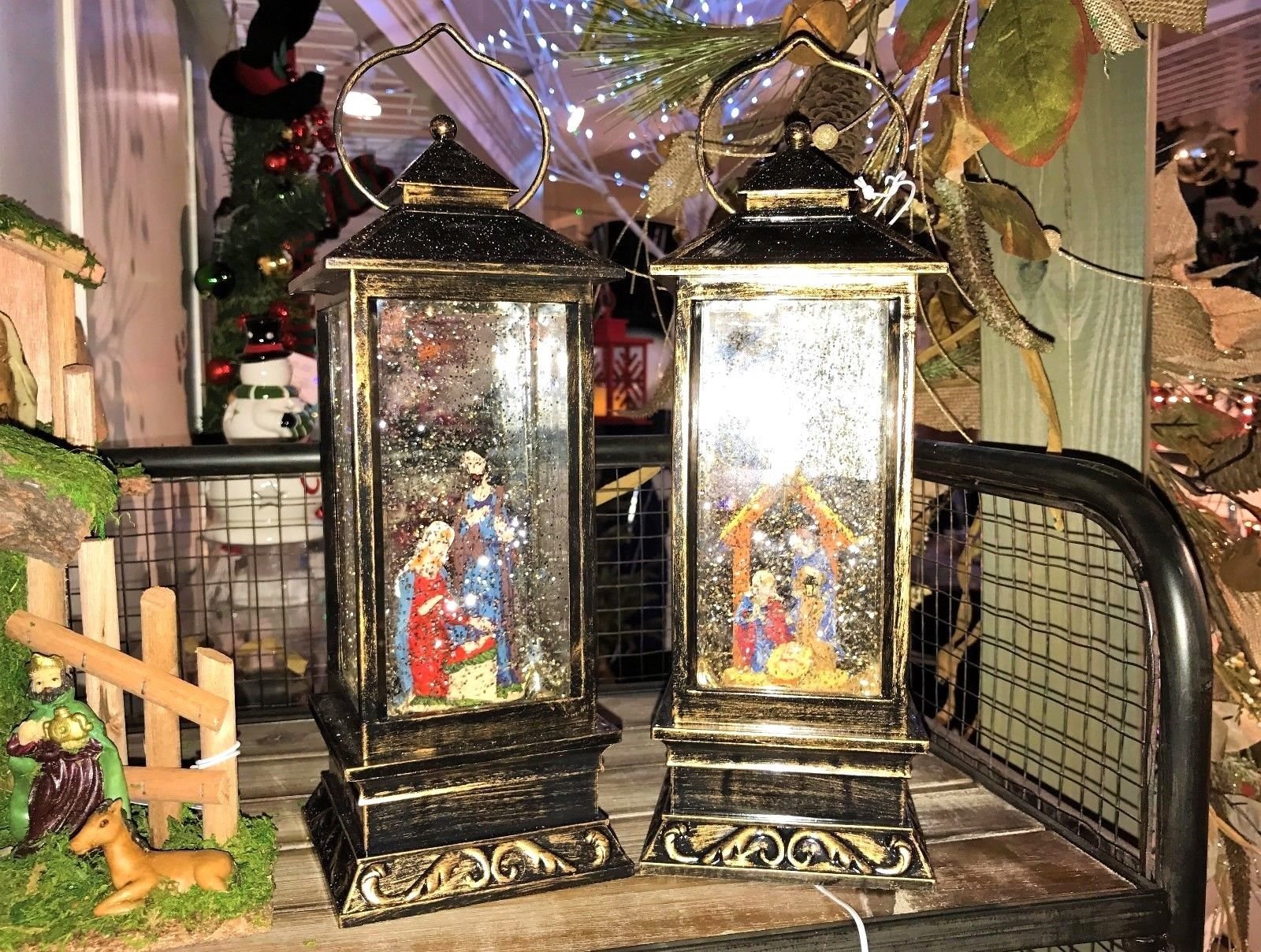 Holy Family Nativity Gerson Snow Globe