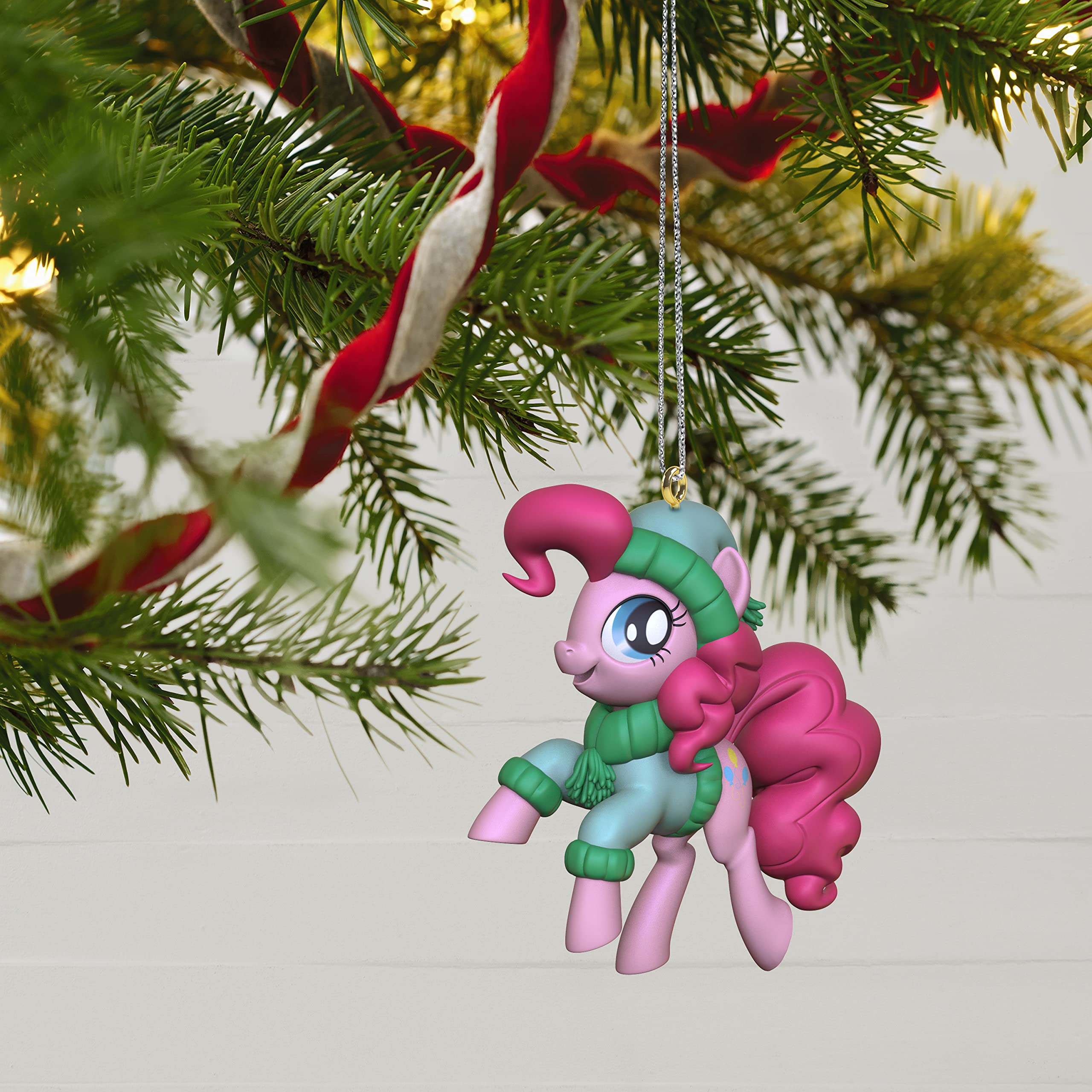 Hallmark Keepsake Plastic Christmas Ornament 2022, Hasbro My Little Pony Pinkie Pie