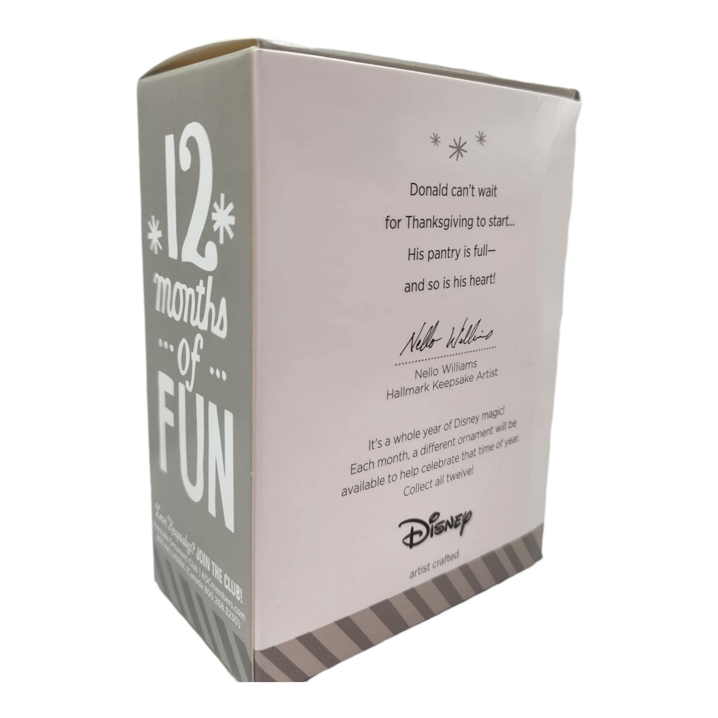 Hallmark Keepsake Ornament Thankful Donald A Year of Disney Magic Series 2014