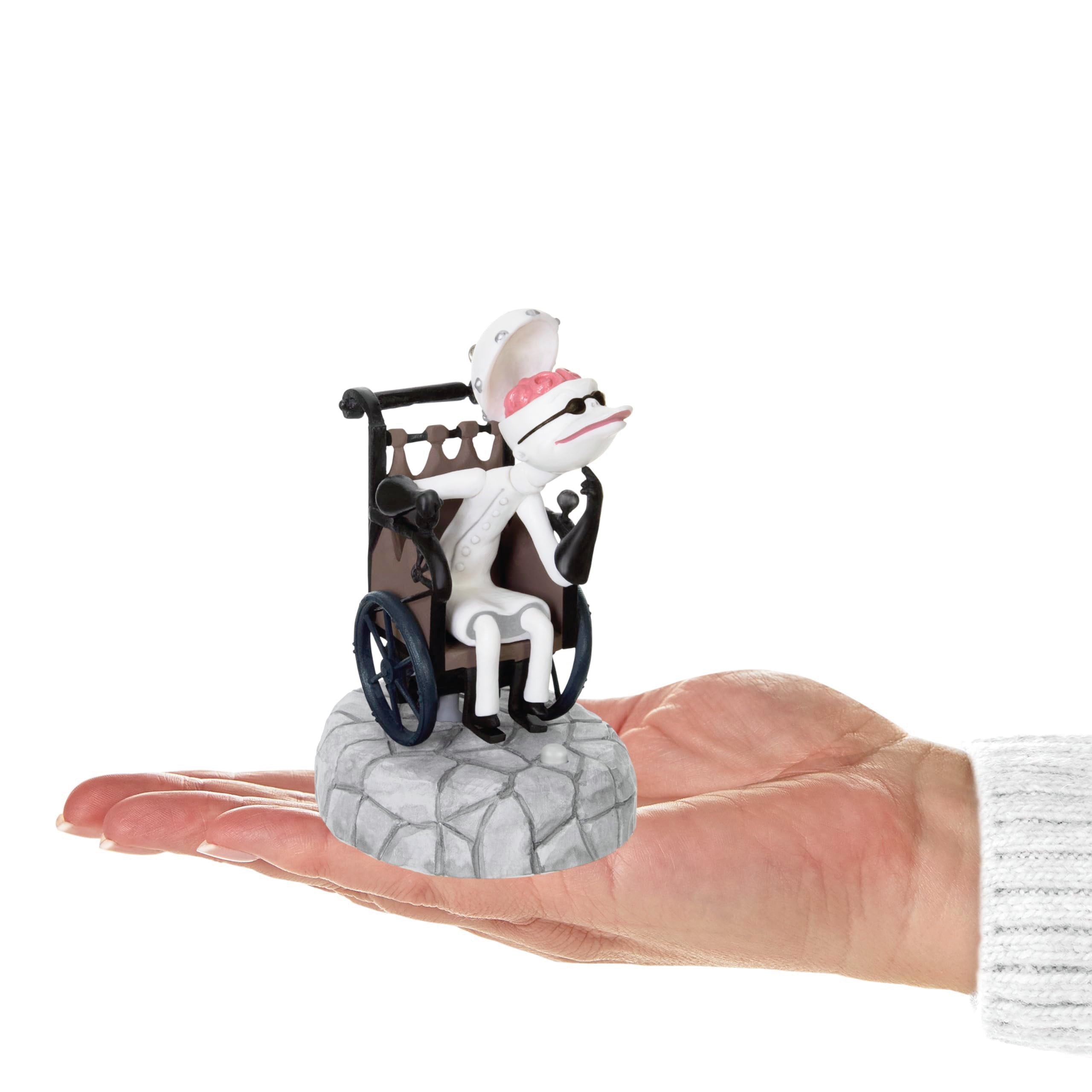 Hallmark Keepsake Christmas Ornament 2024, Disney Tim Burton's The Nightmare Before Christmas Dr. Finkelstein With Light and Sound, Gifts for Disney Fans