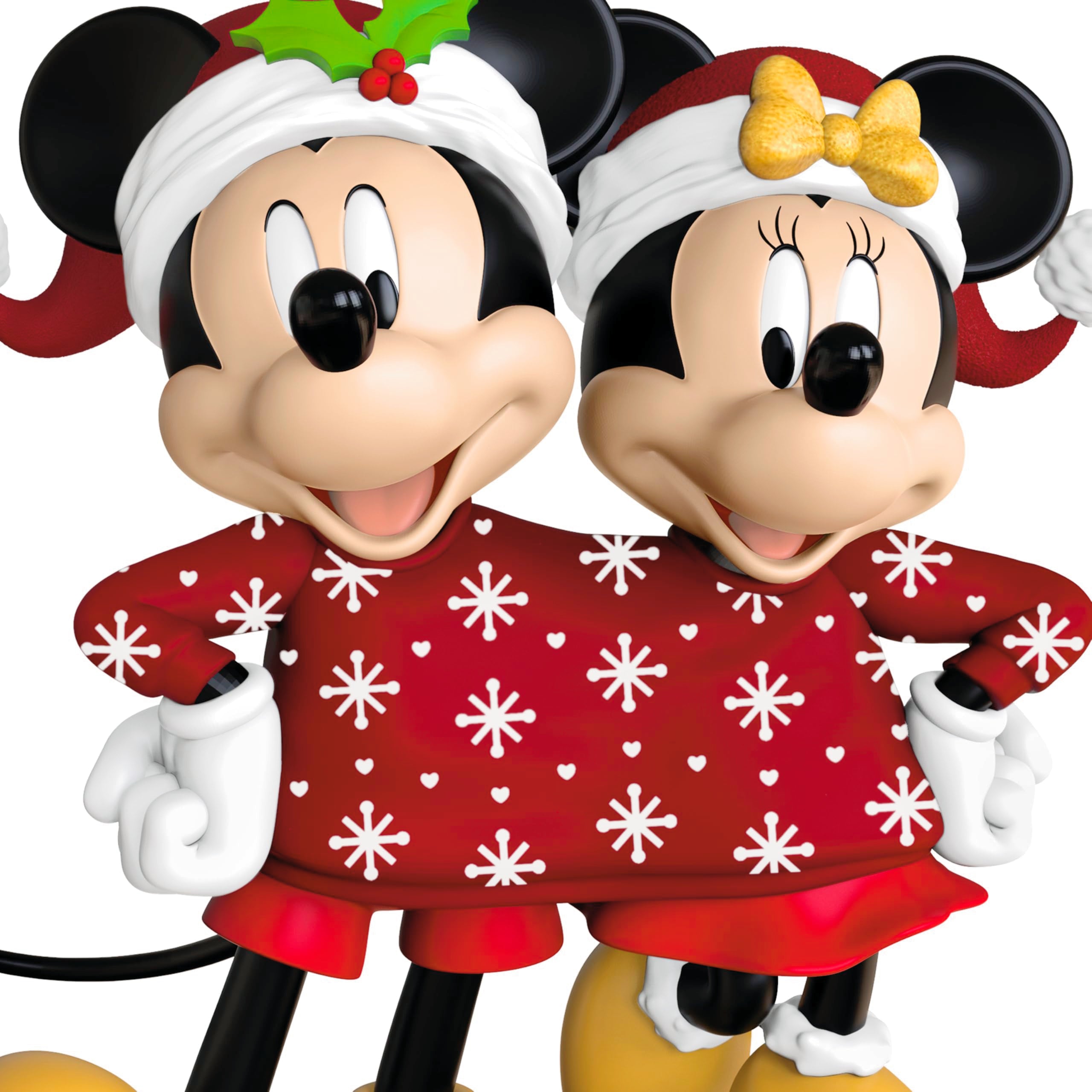 Sweater Sharing Sweethearts, Disney Mickey and Minnie, 2025 Hallmark Keepsake Christmas Ornament