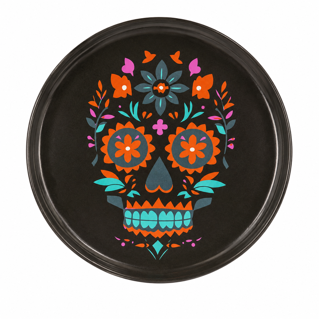 Sugar Skull Day of the Dead Kocina 8 Inch Soup Bowl