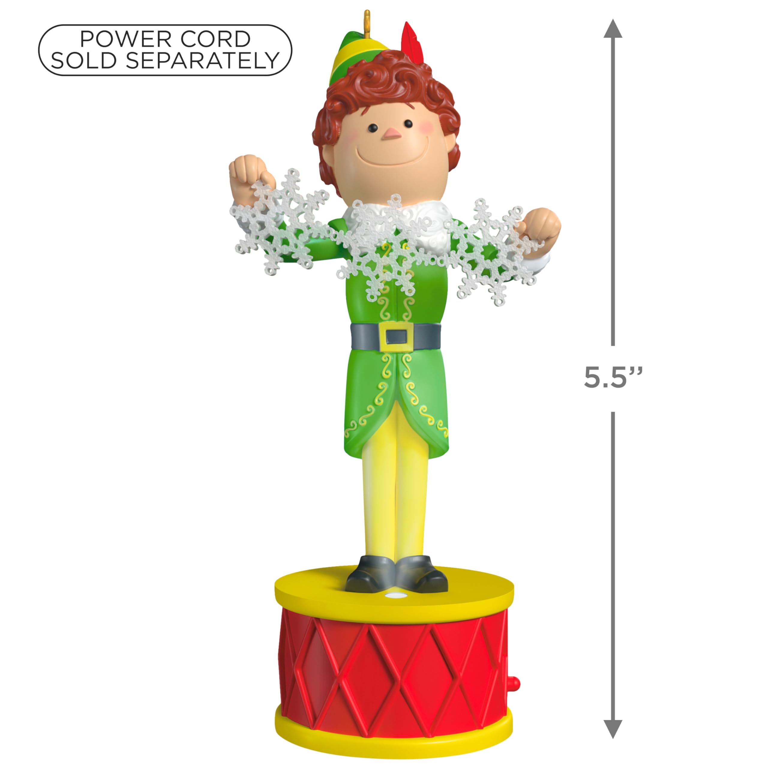 Buddy the Elf 2025 Hallmark Keepsake Christmas Ornament