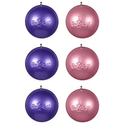 Hallmark Keepsake Miniature Plastic, Christmas Ornament 2022, Disney Princess, Mini Set of 6