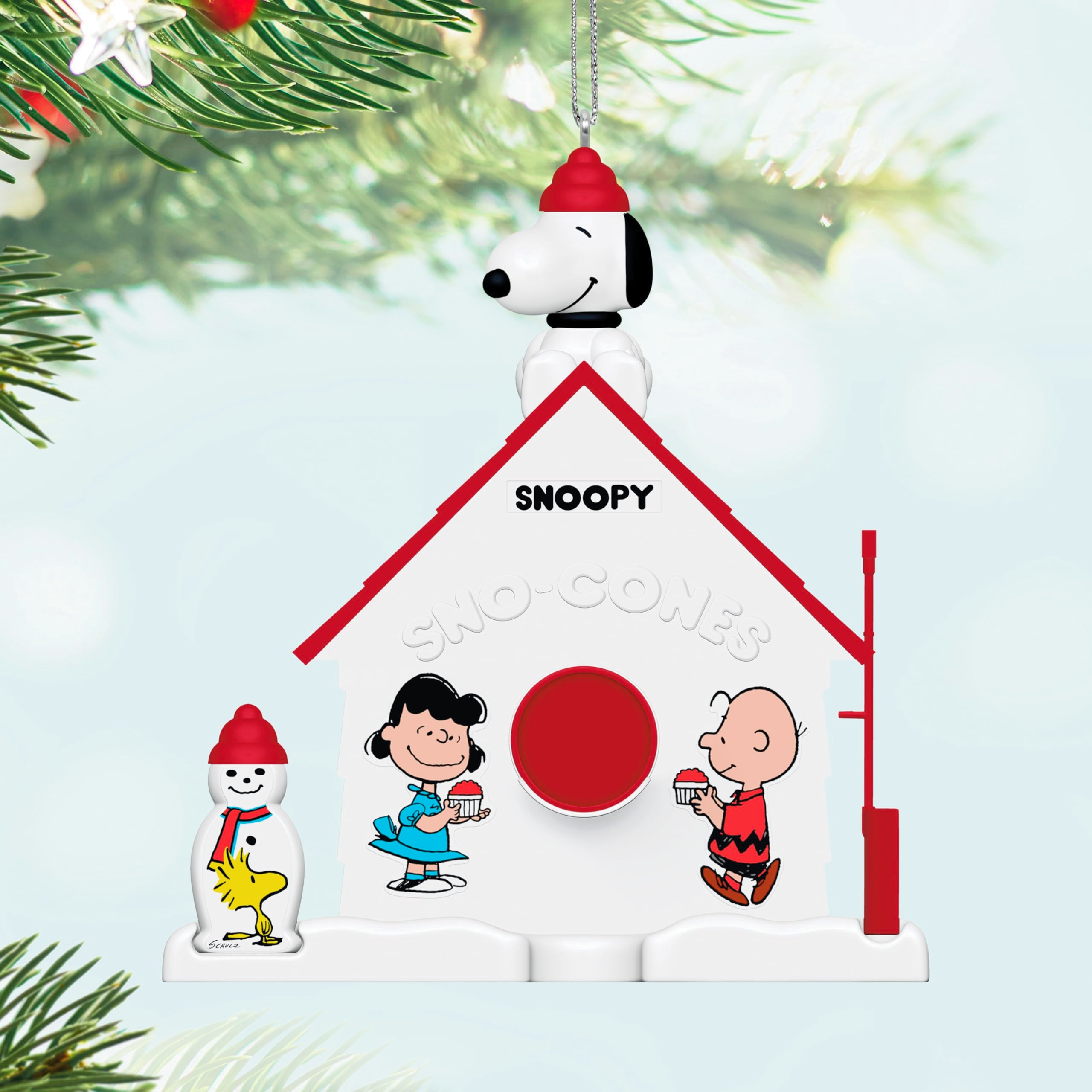 Sno-Cones With Friends, The Peanuts' Gang 2025 Hallmark Keepsake Christmas Ornament