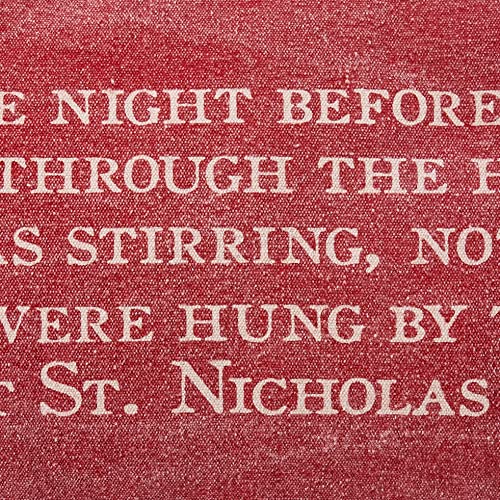 Night Before Chistmas Jingle Pillow