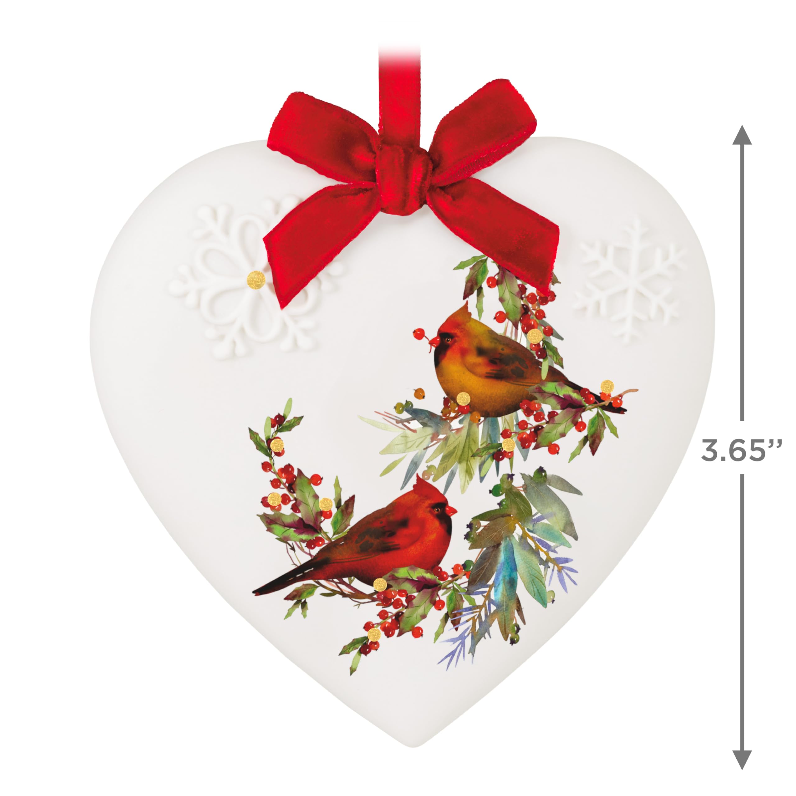 ORN CHRISTMAS CARDINALS