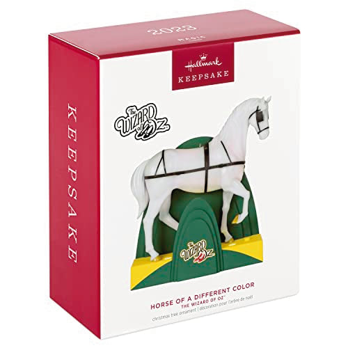 Hallmark Keepsake Christmas Ornament 2023, The Wizard of Oz Ornament, Horse of a with Light, Movie Gifts