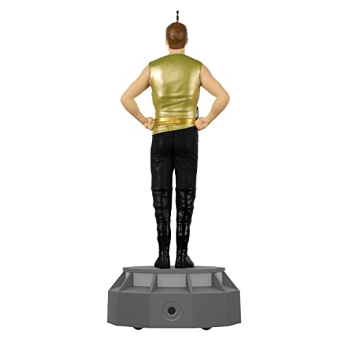 Hallmark Keepsake Christmas Ornament, Star Trek Mirror, Mirror Collection Captain James T. Kirk, Storytellers Light and Sound