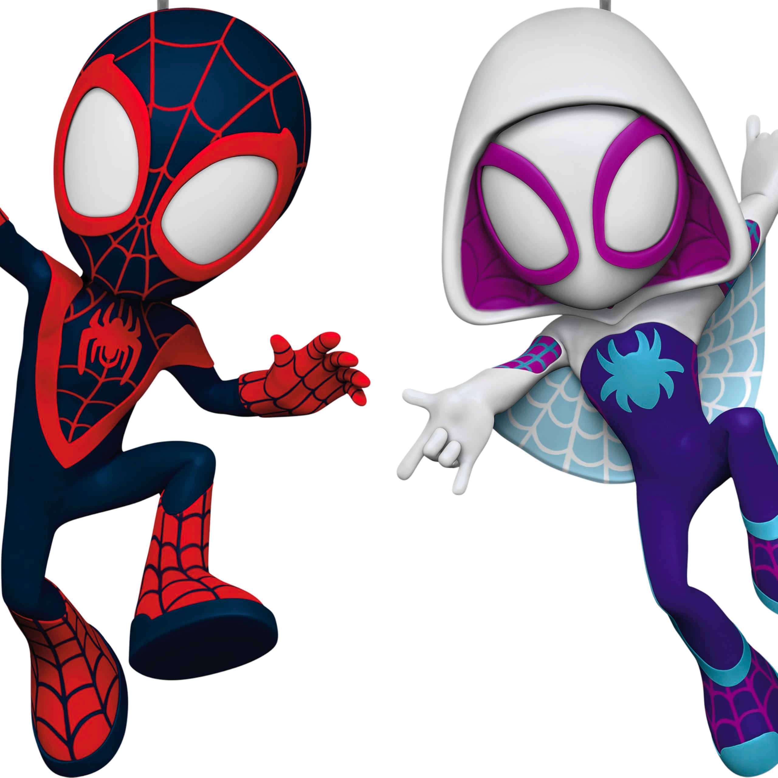 Spin and Ghost Spider 2025 Hallmark Keepsake Christmas Ornament