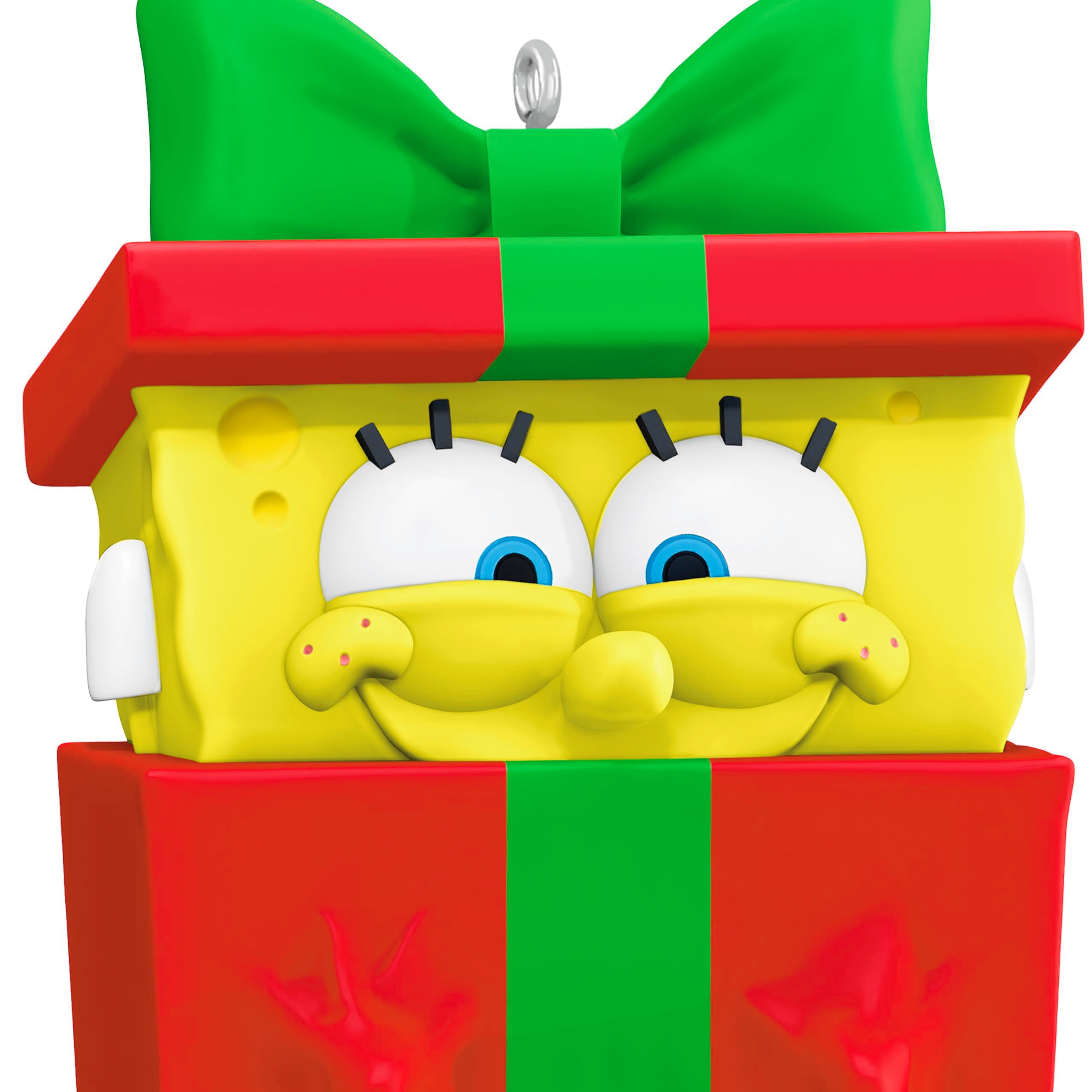 Sponge-boxed for Christmas, Spongebob Squarepants, 2025 Hallmark Keepsake Christmas Ornament