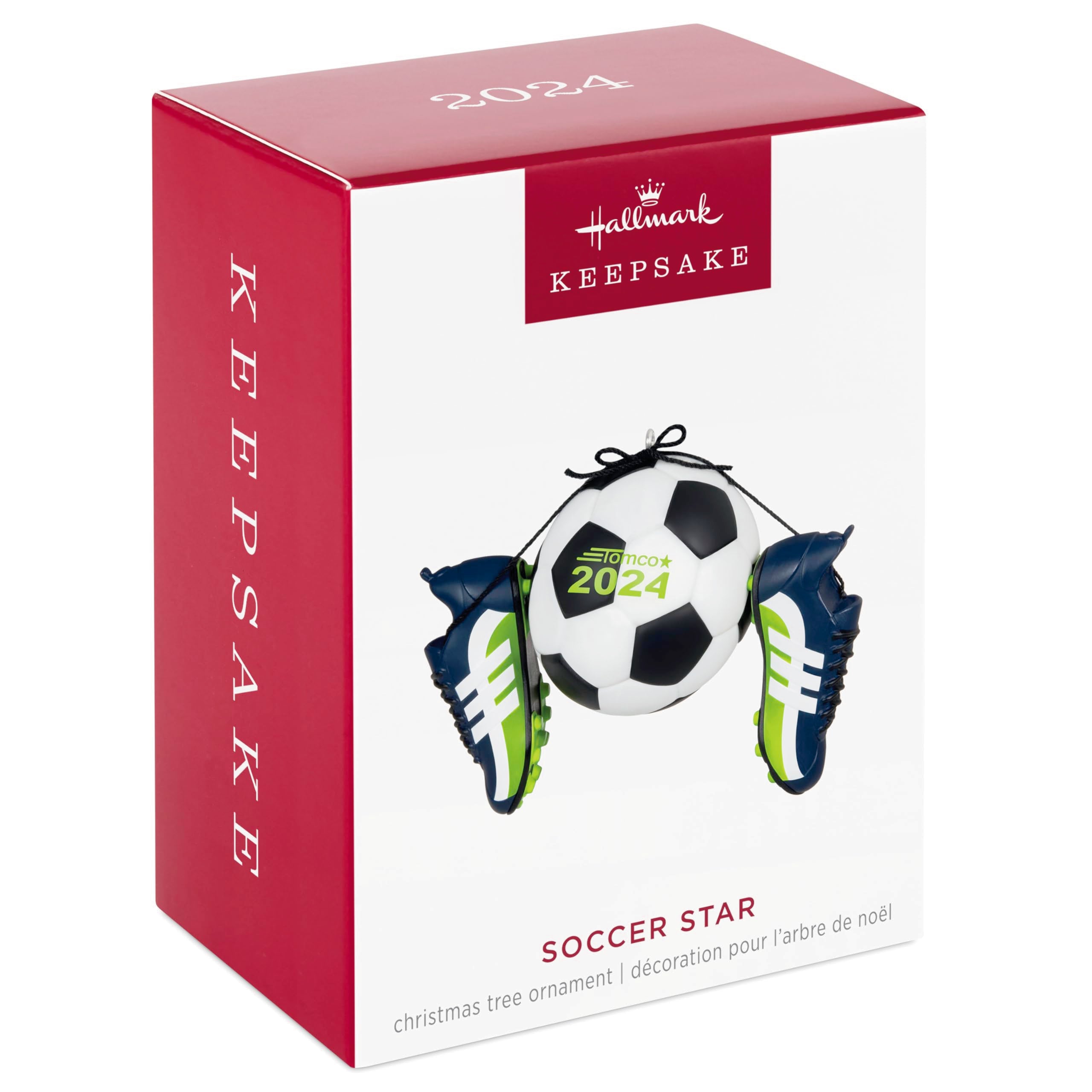 Hallmark Keepsake Christmas Ornament 2024, Soccer Star 2024, Gifts for Sports Fans