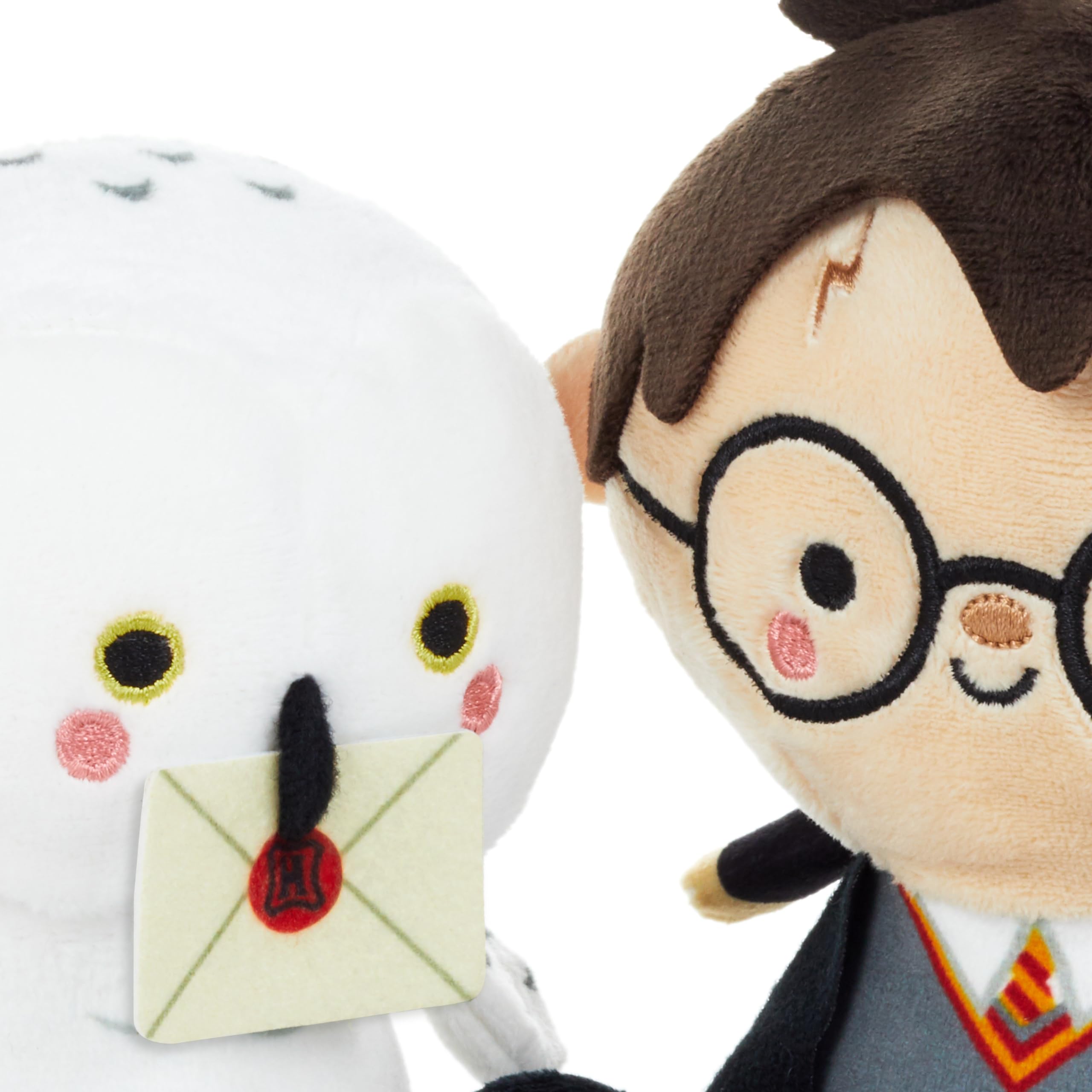Hallmark Better Together Harry Potter Magnetic Plush (Harry and Hedwig) 5.5" Stuffed Toys, Easter Gifts for Kids
