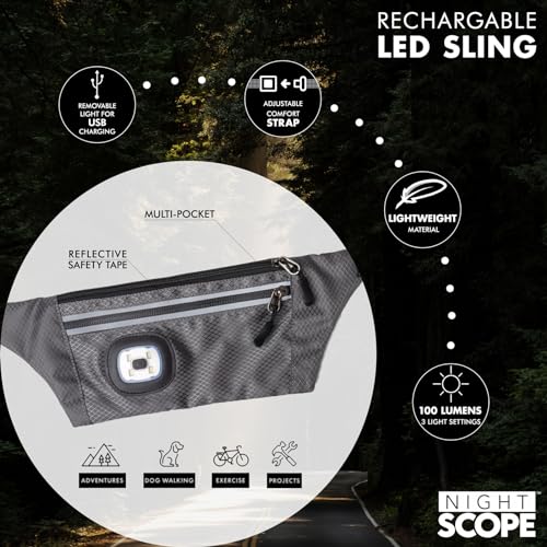 Night Scope Reflective Sling/Fanny Pack