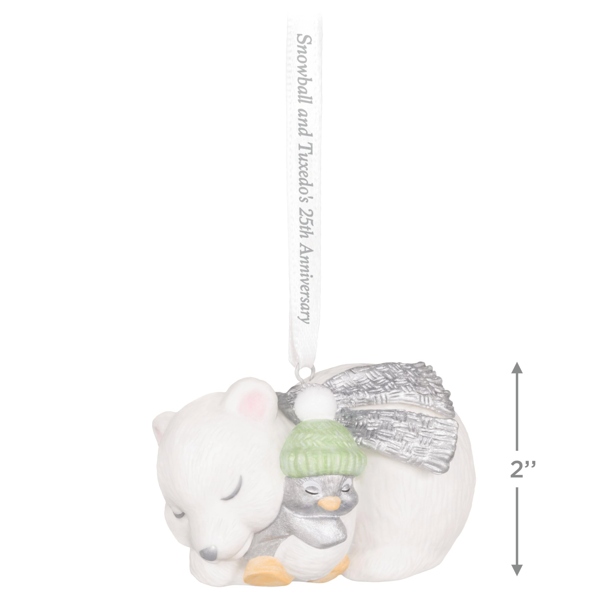 Snowball and Tuxedo 25th Anniversary 2025 Hallmark Keepsake Christmas Ornament