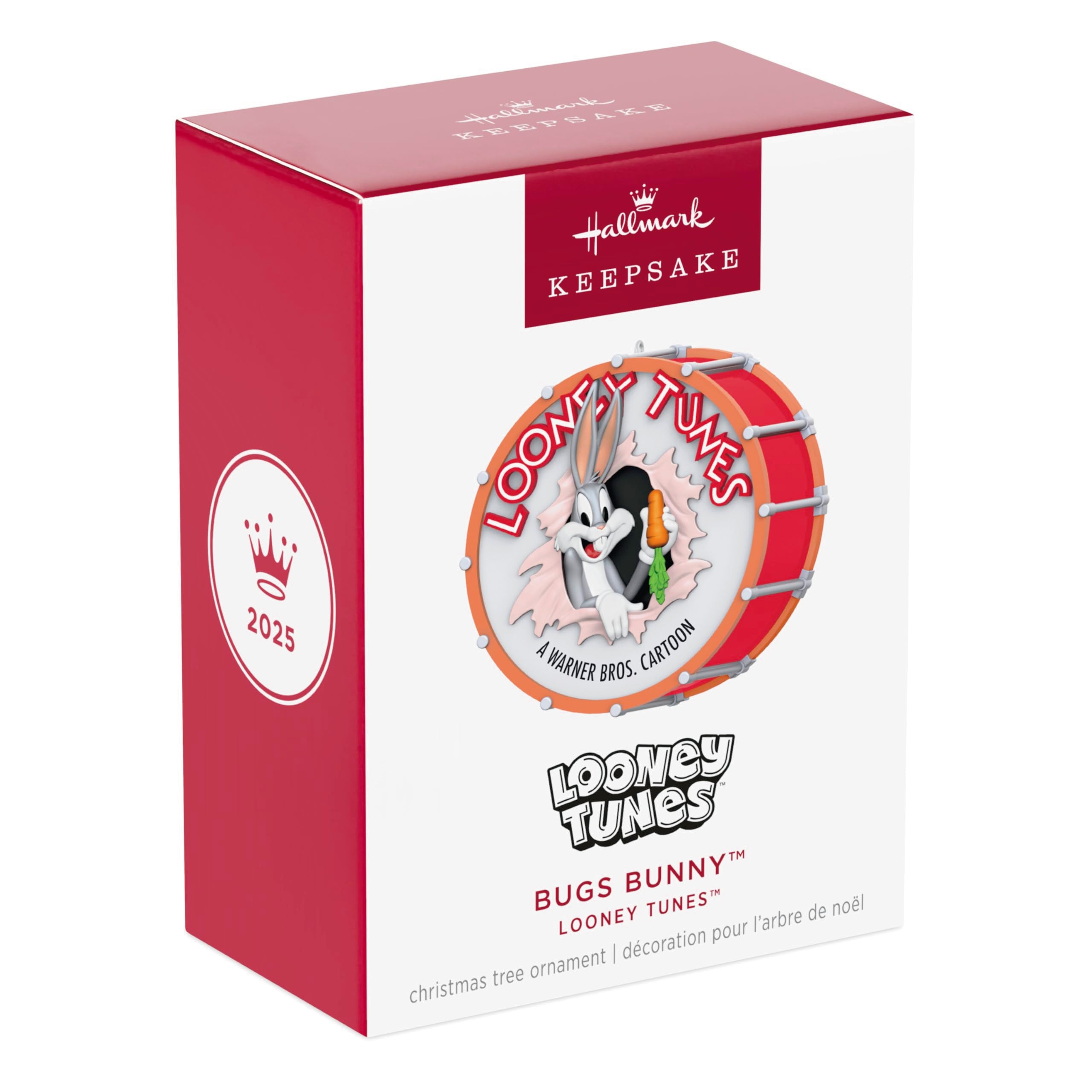 Bugs Bunny Looney Tunes 2025 Hallmark Keepsake Christmas Ornament