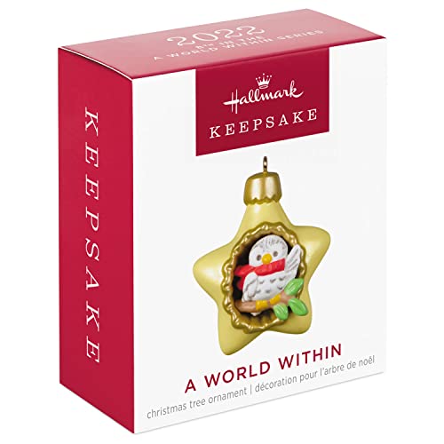 Hallmark Keepsake 1.4" Miniature Christmas Ornament 2022, Mini A World Within, Mini
