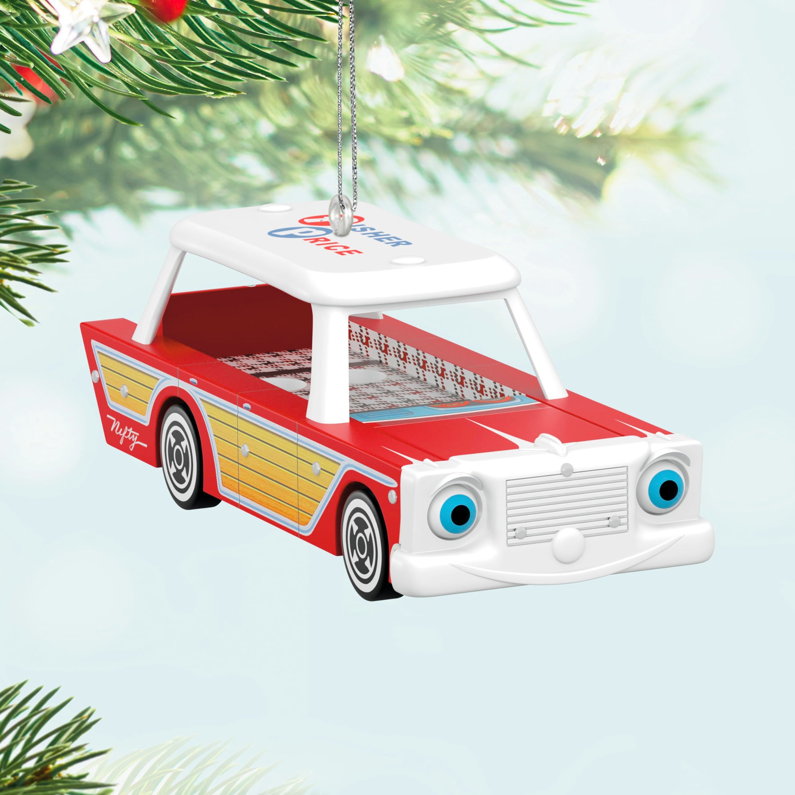 Hallmark Keepsake Christmas Ornament 2024, Fisher-Price Nifty Station Wagon, Gifts for Kids