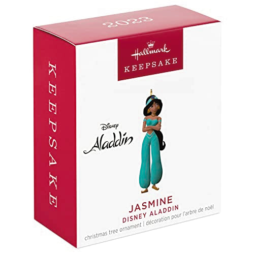 Hallmark Keepsake 1.25" Miniature Christmas Ornament 2023, Disney Aladdin Jasmine Mini